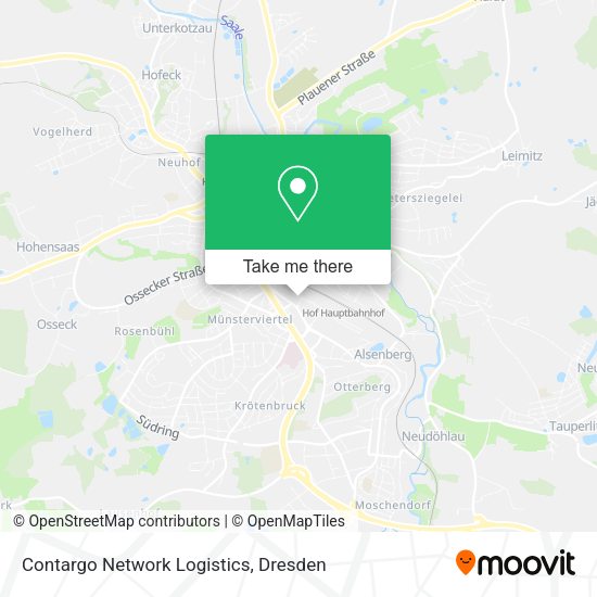Карта Contargo Network Logistics