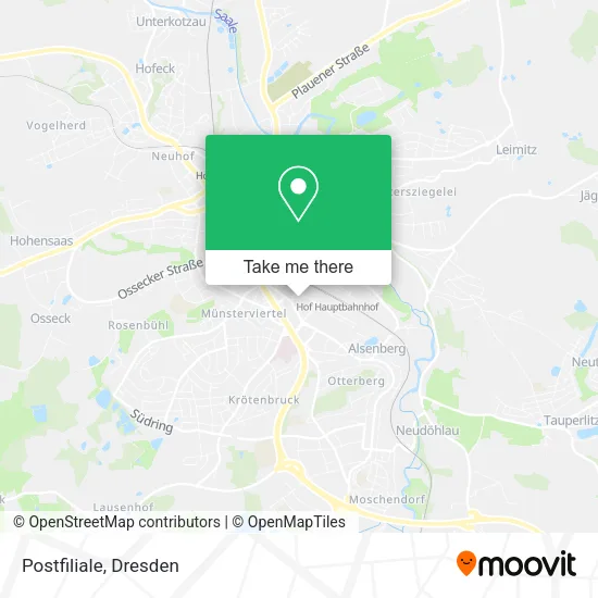 Карта Postfiliale