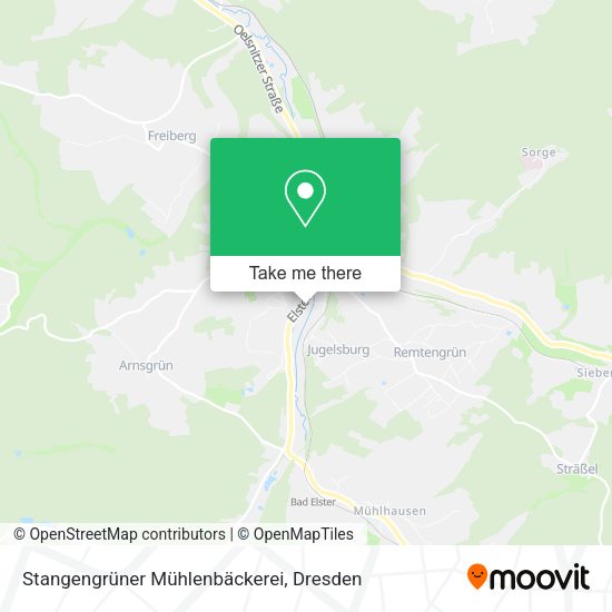 Карта Stangengrüner Mühlenbäckerei