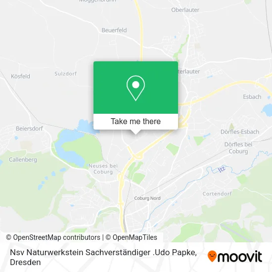 Карта Nsv Naturwerkstein Sachverständiger .Udo Papke