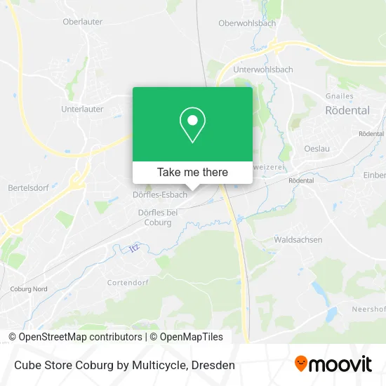 Карта Cube Store Coburg by Multicycle