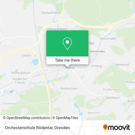 Orchesterschule Rödental map