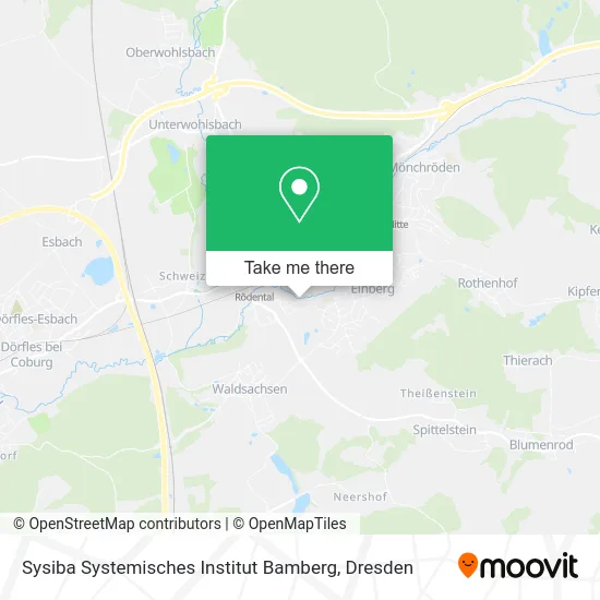 Карта Sysiba Systemisches Institut Bamberg