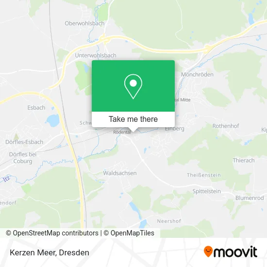 Карта Kerzen Meer