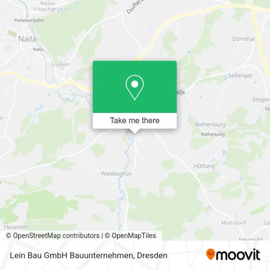 Карта Lein Bau GmbH Bauunternehmen
