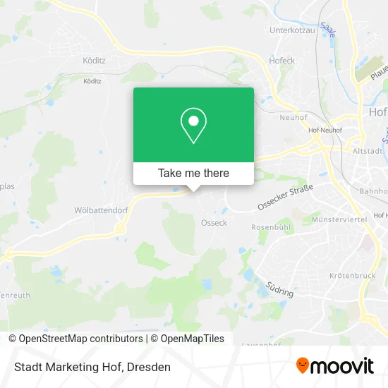 Карта Stadt Marketing Hof