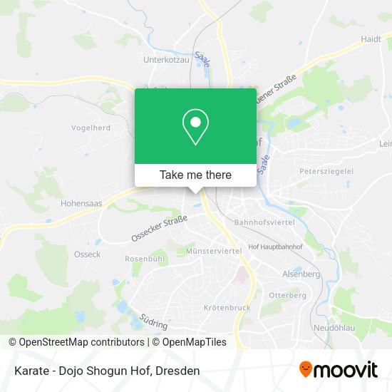 Карта Karate - Dojo Shogun Hof