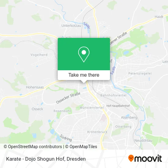 Карта Karate - Dojo Shogun Hof