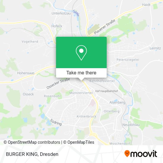 Карта BURGER KING