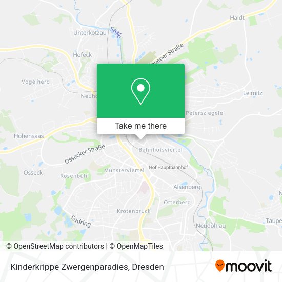 Карта Kinderkrippe Zwergenparadies