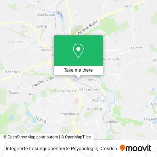 Карта Integrierte Lösungsorientierte Psychologie