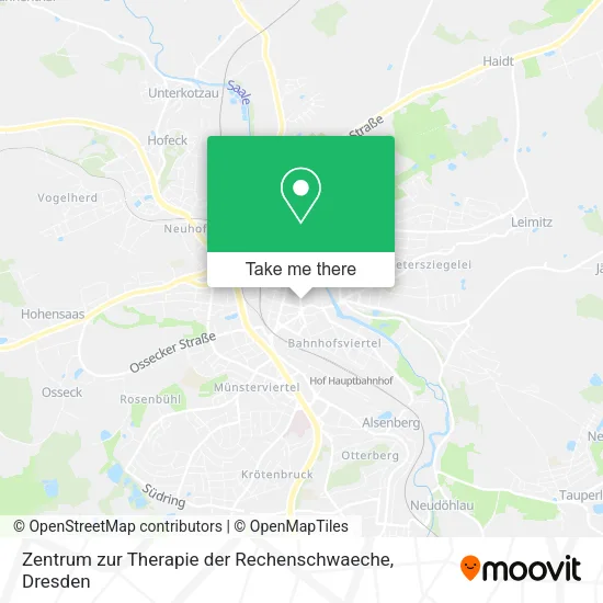 Карта Zentrum zur Therapie der Rechenschwaeche