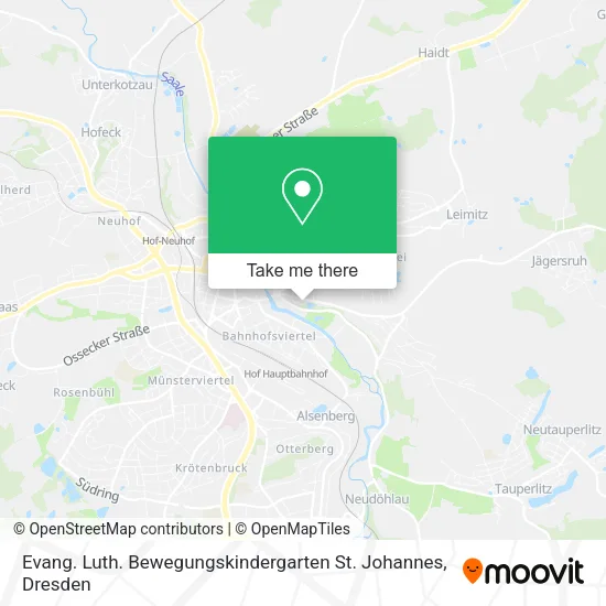 Карта Evang. Luth. Bewegungskindergarten St. Johannes