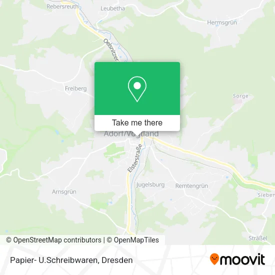 Карта Papier- U.Schreibwaren