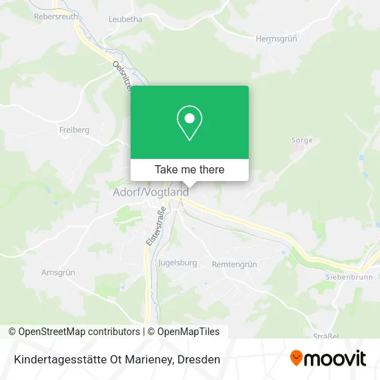 Карта Kindertagesstätte Ot Marieney