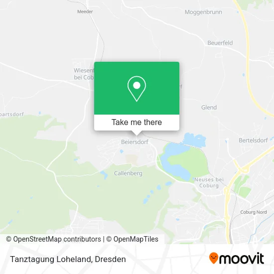 Карта Tanztagung Loheland