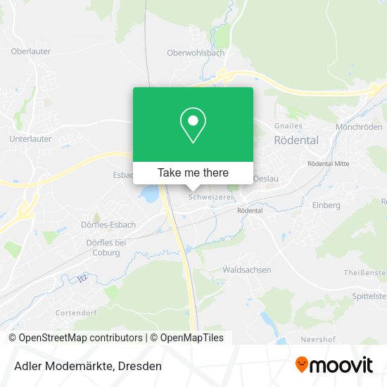 Карта Adler Modemärkte
