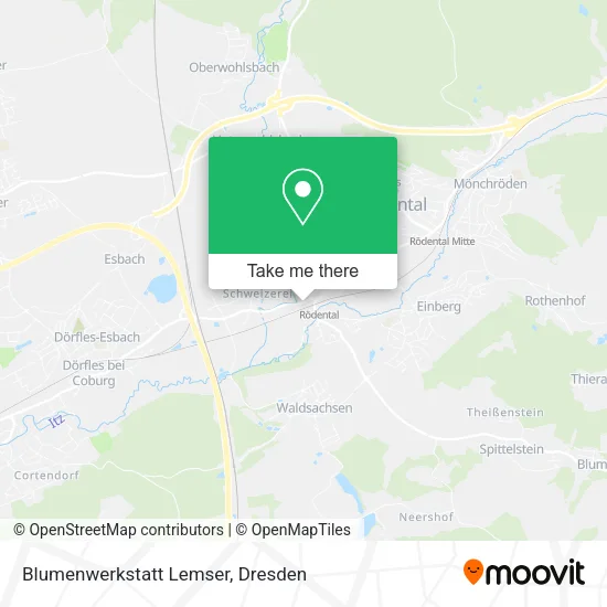 Карта Blumenwerkstatt Lemser