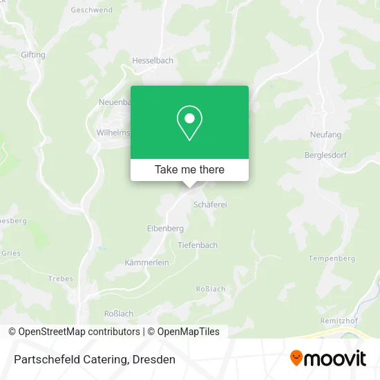 Карта Partschefeld Catering