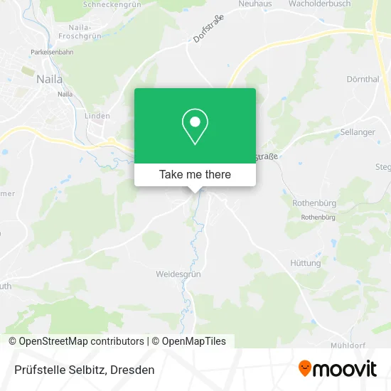Карта Prüfstelle Selbitz