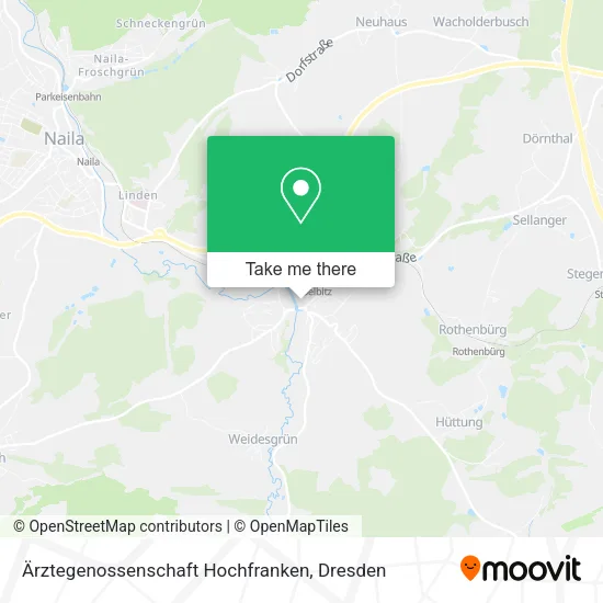 Карта Ärztegenossenschaft Hochfranken