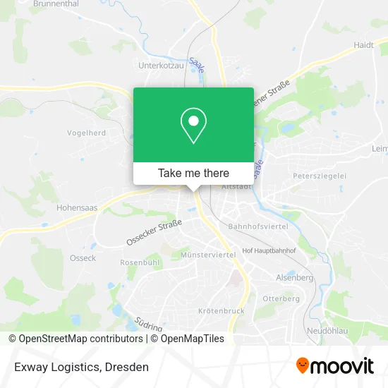 Карта Exway Logistics