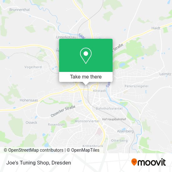 Карта Joe's Tuning Shop