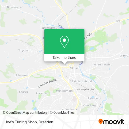 Карта Joe's Tuning Shop