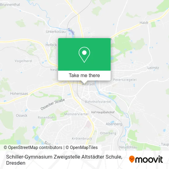 Карта Schiller-Gymnasium Zweigstelle Altstädter Schule