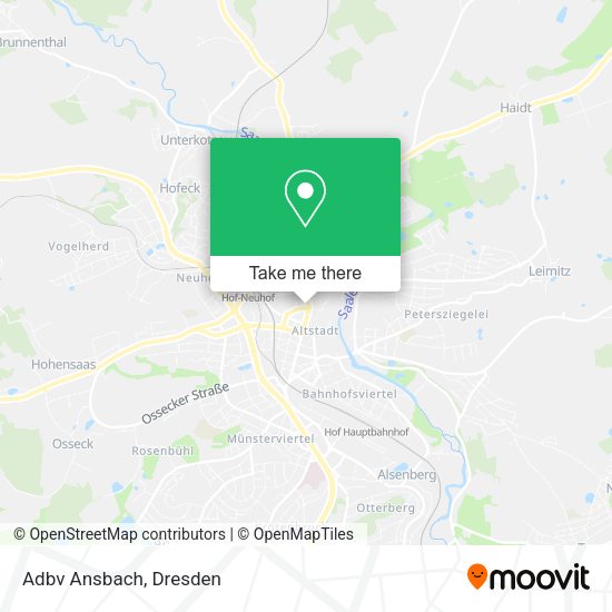 Карта Adbv Ansbach
