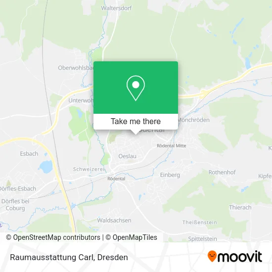 Карта Raumausstattung Carl