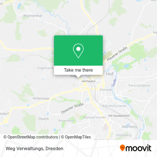 Карта Weg Verwaltungs