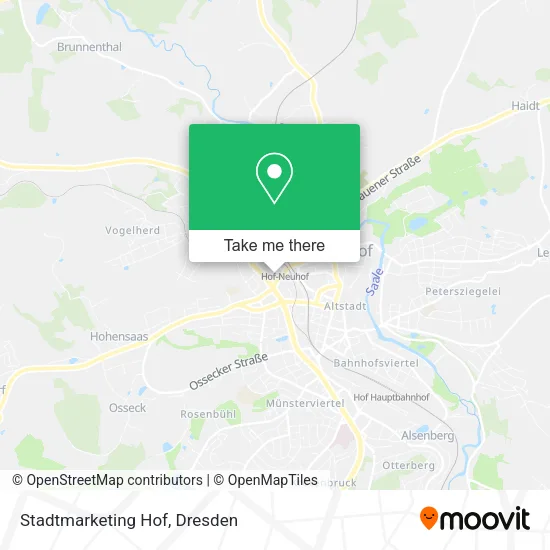 Карта Stadtmarketing Hof