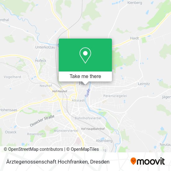 Карта Ärztegenossenschaft Hochfranken