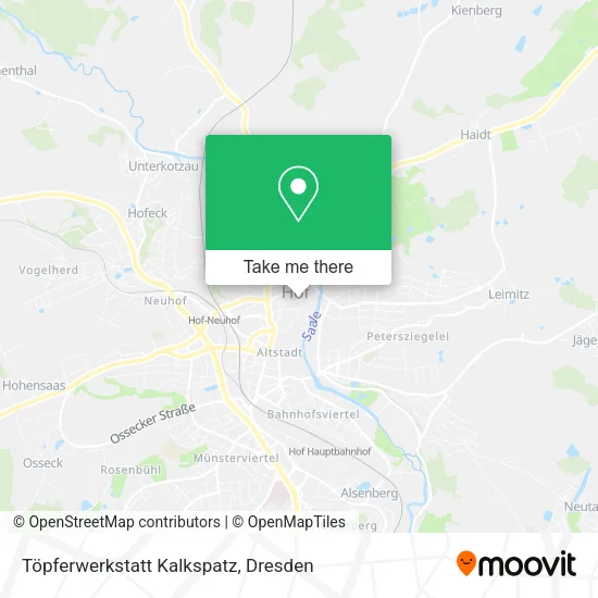 Карта Töpferwerkstatt Kalkspatz