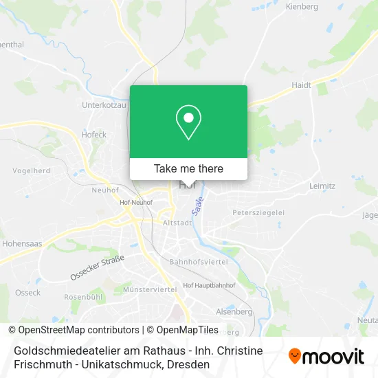 Карта Goldschmiedeatelier am Rathaus - Inh. Christine Frischmuth - Unikatschmuck