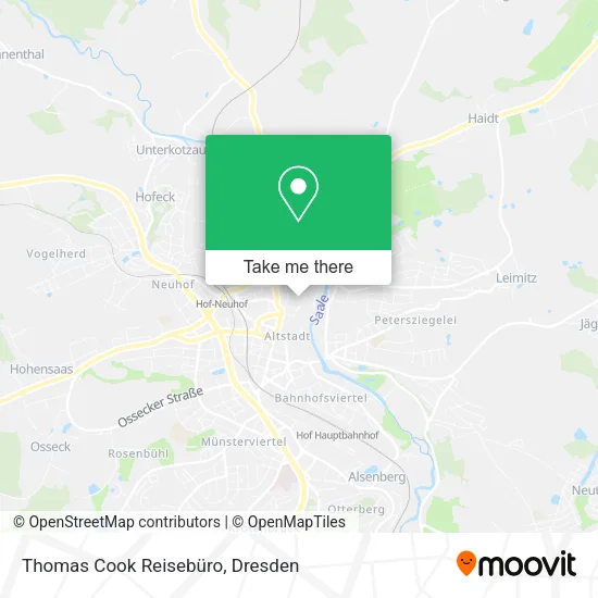Карта Thomas Cook Reisebüro