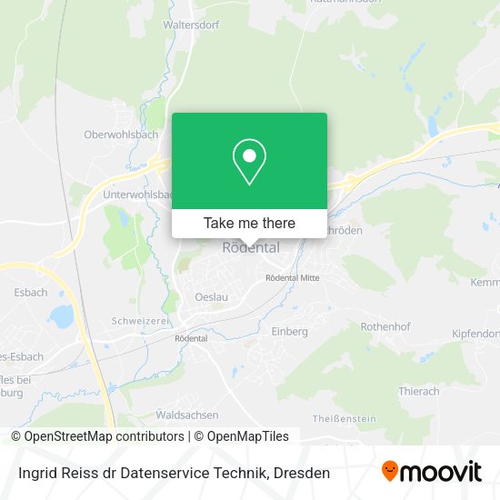 Карта Ingrid Reiss dr Datenservice Technik