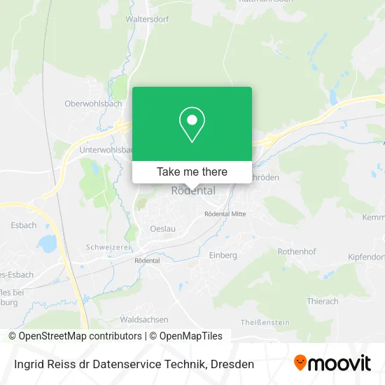 Карта Ingrid Reiss dr Datenservice Technik