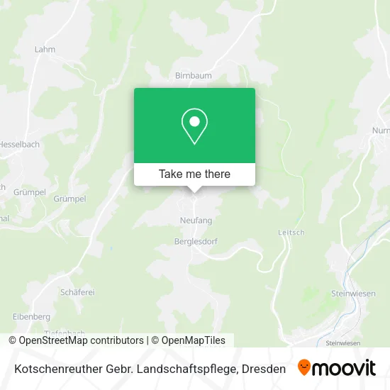 Карта Kotschenreuther Gebr. Landschaftspflege