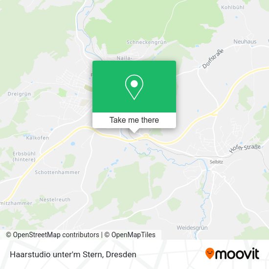 Карта Haarstudio unter'm Stern