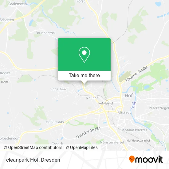 Карта cleanpark Hof