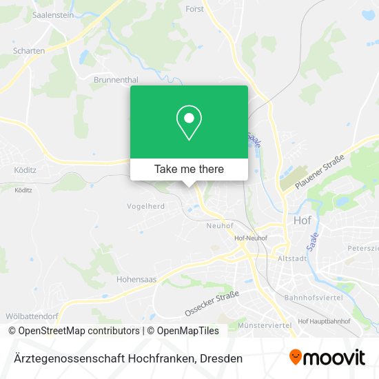 Карта Ärztegenossenschaft Hochfranken