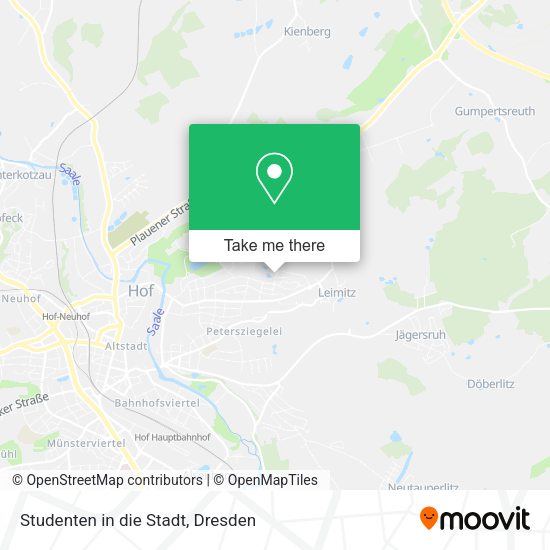 Карта Studenten in die Stadt
