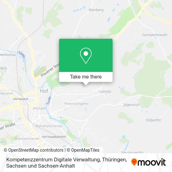 Карта Kompetenzzentrum Digitale Verwaltung