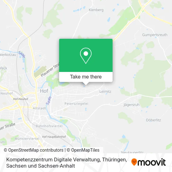 Карта Kompetenzzentrum Digitale Verwaltung