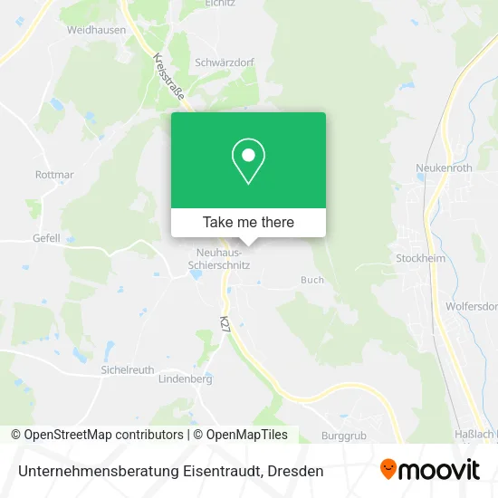 Карта Unternehmensberatung Eisentraudt