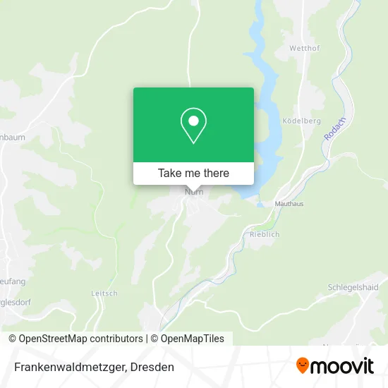 Карта Frankenwaldmetzger
