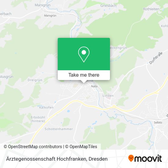 Карта Ärztegenossenschaft Hochfranken