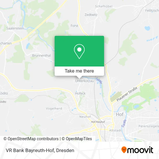 Карта VR Bank Bayreuth-Hof